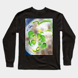 Tiny Fish Betta Fish Aquarium Long Sleeve T-Shirt